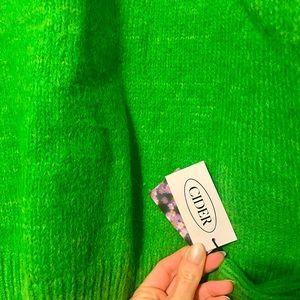 Cider emerald green sweater